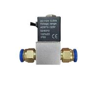 DC 12V 24V 110V 220V Voltage 2 Way For Air Water Oil Compressor Valve 1/4" Normally Closed Pneumatic Aluminum Solenoid Valves(110V_8MM)
