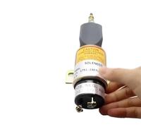 DC 12V 24V Diesel Generator Motor Stop Magnetventil Combustible Switch For Pull Electronic Flammenschlag Combustible Cut Off Switch Genset Partes (12V 2 PINS)