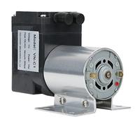 DC 12V/24V Mini Bomba de Vacío, 200kpa 10W 15L/min Bomba de Aire Eléctrica Portátil con Soporte, Bomba de Diafragma Compresor de Aire de Succión Negativa para Proyectos de Bricolaje(12V)