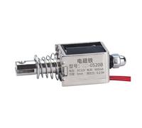 DC 12V 24V Push Pull Type Linear Solenoid Switch Open Frame Electromagnet Keepping Force 5N - 65N Travel 5mm - 20mm Solenoid MQXFCZUX(0630B 0.4-8N 10mm,24V)