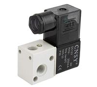 DC 12V 3W 1/8 "PT Thread 2 Position 3 Way Electroválvula eléctrica