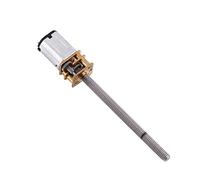 DC 12V 400RPM N20 Micro Motor de Engranaje 16mm Eje M4x55mm Reductor de Tornillo Metal con Caja de Engranaje Ideal para Robots Móviles/Proyecto de Coches Inteligentes