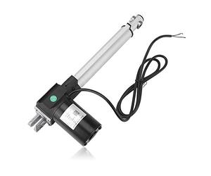 DC 12V Actuador Lineal 6000N con Carrera Máxima, Actuador Lineal Máximo 600KG para Motor Eléctrico, Médico, Automóvil, Protección Estándar IP54, Bajo Nivel de Ruido (350 mm)