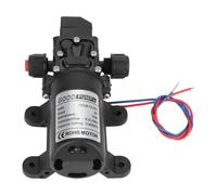 DC 12V Bomba de agua de alta presión,autocebante 0.9Mpa 6L/Min, DC 12V 70W Bomba de agua de diafragma para RV Camper Marine Boat