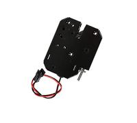 DC 12V Cerradura Eléctrica, Cajón del gabinete Cerradura magnética eléctrica Electromagnet a prueba de fallas para System de Control Acceso Entrada de Puerta (con interruptor de detección) (B)