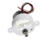 DC 12V Electric Brushless DC Motor High Torque Gear Motor Geared Box S30K Reduction Motor 7.5RPM 2 Wires For Electronic Toys Fan