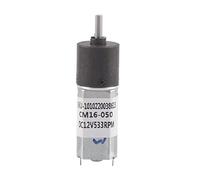 DC 12V Electric Gear Motor | All Metal Large Torsion Speed Reduction Motor with D Shaft | Low Noise Micro Motor for DIY Electronics/Electric Toys/Water Illumination Needles (533RPM)