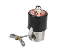 Dc 12v Electric Solenoid Valve G1/4" Electric Solenoid Normally Closed Air Valve 304 Stainless Steel