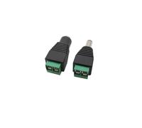DC 12V Power Plug 5.5x2.1/2.5mm Macho Female Jack Connector Adapter for LED Strip CCTV Security Camera