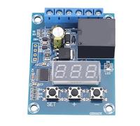 DC 12V Voltage Detection Relay Module, 0 to 99.9V Monitoring Range LED Display Upper Lower Limit Detection for Industrial Automation Power Systems Home Appliances