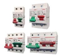 DC 1P+1P 2P+2P Circuit Breaker MCB Double Power Conversion Interlock 32A 63A 80A 100A 125A 150A 160A 200A 250A Battery Protector(1p,100A)