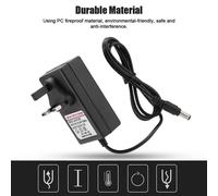 DC 21V 2A Adaptador de carga Fuente de alimentaciÃ³n Cargador de baterÃa Enchufe Reino Unido Negro AC100-240V