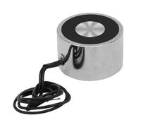 DC 24V 250N 50Lb/25Kg Ventosa Redonda Cilindro Solenoide Imán 40 x 25mm