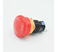 DC 30V 5A / AC 250V 3A Emergency Stop/e-stop Push Button Switch 3pins NO+NC When Pressed Twist To Release 1Pcs