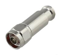 DC-3GHz N Tipo RF Atenuador 2W Macho a Hembra 50 Ohm Coaxial Fijo para Prueba de Señal Industrial Plata (20dB)
