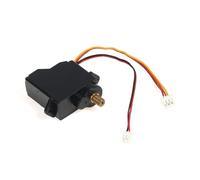 DC 3V-6V M10 - Caja de cambios electrónica de arranque de 12 g, engranaje de dirección de metal de 360 grados para escalada de coche, servo de cinco cables sin placa de accionamiento FXPCGZISH