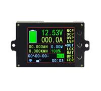 DC 500V 100A 200A 500A Wireless Voltage Meter Ammeter Solar Battery Monitor Charging Coulometer Capacity Power Detector Tester(DC500V500A)