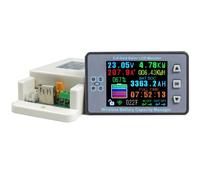 DC 500V 500A Wireless Voltage Meter Ammeter Voltmeter Solar Battery Charging Coulometer Capacity Power Detector Tester Monitor(DC 500V 200A)