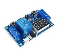 DC 5V 12V 24V luz LED relé de retardo de tiempo Digital disparador ciclo temporizador interruptor placa de circuito Control de sincronización 1 Uds(10 Pcs,Micro relay)