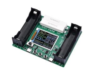 DC 5V/18650 - Comprobador de capacidad de batería con pantalla LCD para batería de litio tipo C