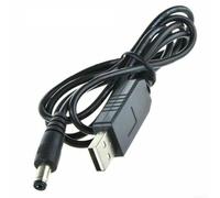 DC 5V a 9V 12V Boost Converter Cable USB con 5 conectores de salida de 5 x 2 1 mm para bancos de energía a enrutadores de energía, mini altavoces y dispositivos USB (9 V)