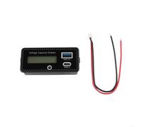 DC 8-30V para voltímetro indicador de capacidad de batería, medidor de nivel de potencia de pantalla LCD para Li-ion/LiFePO4/plomo-ácido solar DIY