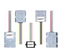 DC a 24V 9-36V a 13,8 V 1A 5A 10A 25A 30A Boost Buck convertidor, voltios estabilizador de Voltaje regulador Impermeable(26A ALU 101 Silver)