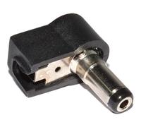 DC Adaptador de Corriente Soldadura Conector 90 Grados En Ángulo Recto 2.1mm / 5.5mm Enchufe Macho Acoplador Conversor Compatible con CCTV Security Camera, IP Camera, DVR Standalone, LED Strip