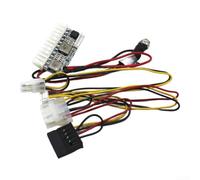 DC-ATX Módulo de fuente de alimentación 120 W para placas base ITX y servidores de red, 12 V CC entrada 11,4-12,6 V, minifuente de alimentación compacta con 92% de eficiencia y circuitos de protección