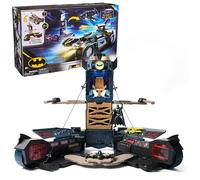 DC Batman, Set de Juego de Batimóvil Transformable, Set de Juego de Batman 2 en 1 con Figura inédita de Batman y Batglider, Luces y Sonidos, Juguetes para niños y niñas a Partir de 4 años