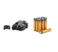 DC Batman Tumbler RC, 1:15, Dark Knight Edition, 4+ años, & Pilas AAA Alcalinas Amazon Basics 12 Unidades, 10 años
