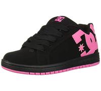 DC Boys' Court Graffik Skate Shoe, Black/Black, 3.5 M US Big Kid, Negro, 36 EU