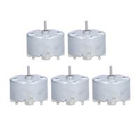 DC Brush Motor RF - 500TB, Small Geared Motor for Automobile Field, Mini Electric Motor with 2700 rpm and 11.6 g·cm Torque, Alloy Construction, 3 V, 5 - Pack
