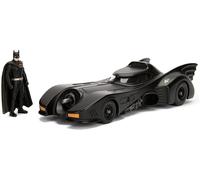 Dc Comic 1989 Batmóvil Con 2.75" Batman Metálicos Vehículo Con Figura