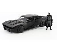 Dc Comics 1:24 The Batman Batmóvil Die-Cast Coche W/ 2.75" Figura, Juguetes