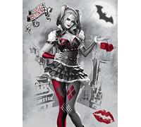 DC Comics AFWDC99540 Batman Arkham Knight - Lienzo impreso (60 x 80 cm), diseño de Harley Quinn