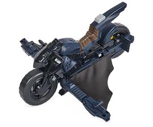 DC Comics, Batman Adventures, Batcycle de Batman, Batcycle y Batglider 2 en 1 transformables, Compatible con Figuras, Juguete de superhéroes para niños y niñas a Partir de 4 años