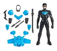 DC Comics, Batman Adventures, Nightwing Action Figure with 15 Armor Accessories, 17 Points of Articulation, 12-Inch, Super Hero Kids Toy for Boys & Girls