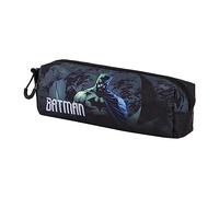 DC Comics Batman Arkham-Estuche Portatodo Cuadrado FAN 2.0, Verde, 21 x 8 cm