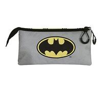 DC Comics Batman Batdress-Portatodo Triple Fan 2.0, Negro, 23 x 11 cm