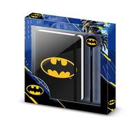 DC Comics Batman Batsignal-Caja Regalo con Diario y Bolígrafo Fashion, Negro