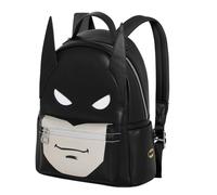 DC Comics Batman Batsignal-Mochila Heady, Negro, 24,5 x 29 cm, Capacidad 8 L
