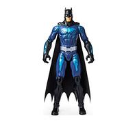 DC Comics Batman Figura de acción Bat-Tech de Batman de 12 Pulgadas (Traje Negro/Azul), Juguetes para niños a Partir de 3 años