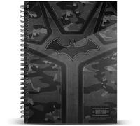 DC Comics Batman Karactermania Cuaderno Negro Estampados Tamaño A4 Producto Oficial Original