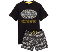 DC Comics Batman Negro Camo Conjunto de pijama de manga corta y pierna corta Hom