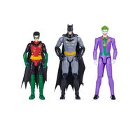 DC Comics Batman - Pack of 3 Figurines: Batman, Robin, The Joker 30 cm Articulat
