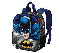 DC Comics Batman Rage-Mochila 3D Pequeña, Azul, 26 x 31 cm, Capacidad 8.5 L