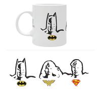 DC COMICS Batman Superman Wonder Woman Taza Mug 320ml ABYSTYLE