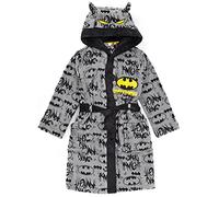 DC Comics Batman vestido vestido niños niños gris oscuro caballero pjs albornoz 6-7 años