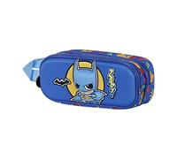 DC Comics Batman Zap-Estuche Portatodo 3D Doble, Multicolor, 22 x 9.5 cm